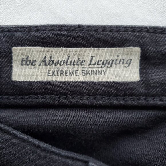 AG Adriano Goldschmied The Absolute Legging Extreme Skinny Black Size 26R - Picture 5 of 16